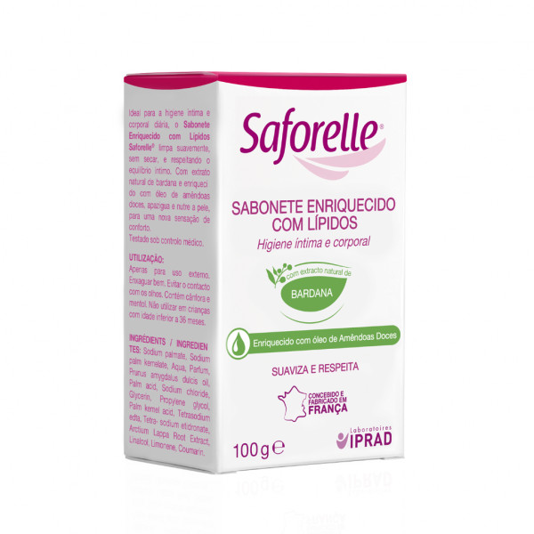 Saforelle Sabonete Enriquecido com Lipidos - 100g