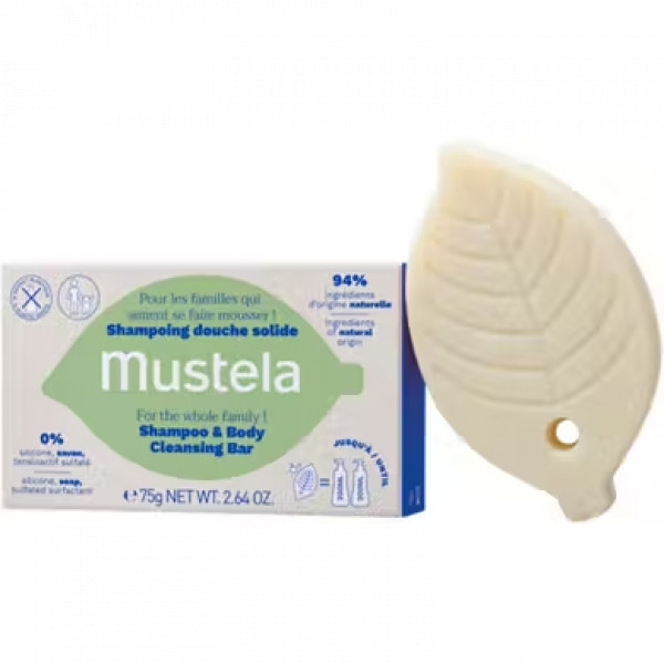 Mustela Pele Normal Sabonete Sólido Corpo/Cabelo - 75g