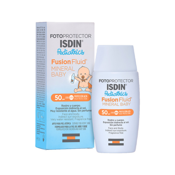 Fotoprotetor Isdin Pediátrico Fusion Fluido Mineral Baby SPF50 - 50ml