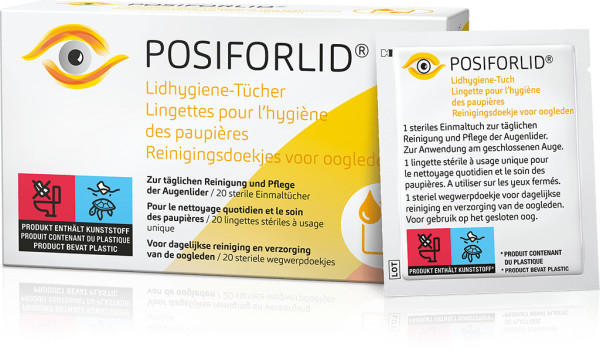 Posiforlid Higiene Pálpebra (x20 toalhitas)