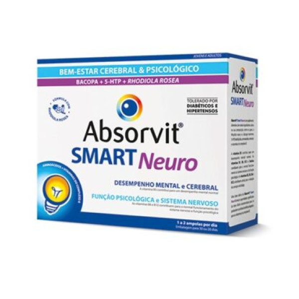 Absorvit Smart Neuro ampolas - 10ml (x20 unidades)