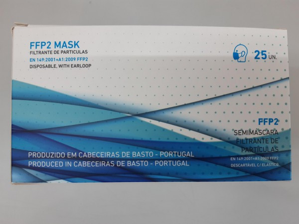 Máscara Ffp2 Cx 25 Unidades
