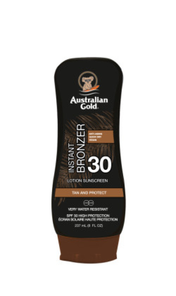 Australian Gold SPF30 Lotion c/ Bronzer - 237ml