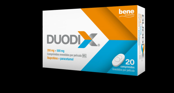 Duodix  200 mg + 500mg (x20 comprimidos revestidos)