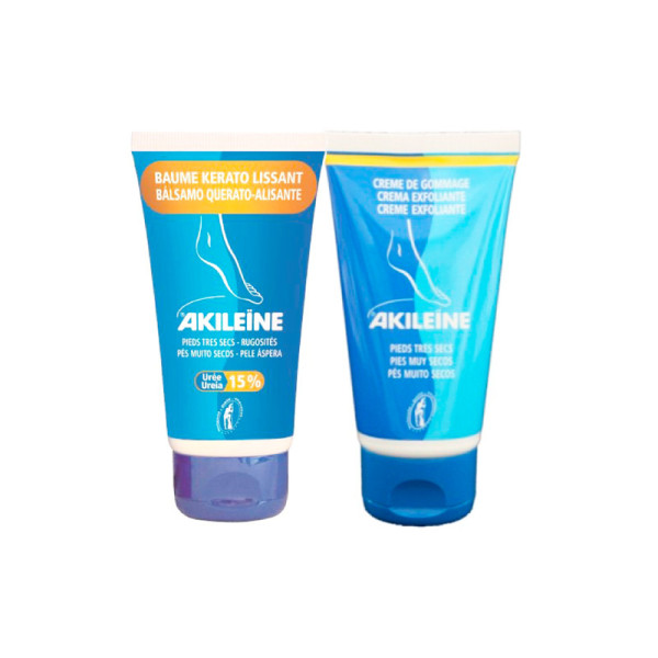 Akileine Secura Bálsamo - 75ml + Esfoliante - 75ml (Pack Promocional)