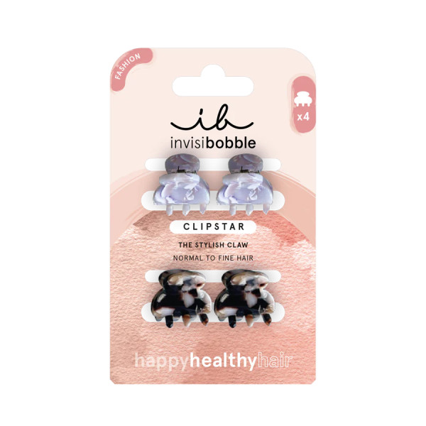 Invisibobble Clipstar Mola Cabelo Pequenas (x4 unidades)