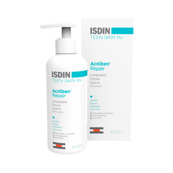 Isdin Acniben Repair Emulsão Limpeza Facial - 180ml