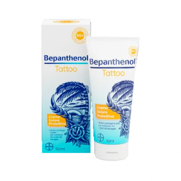 Bepanthen Tattoo Creme Protetor Solar SPF50+ - 50ml