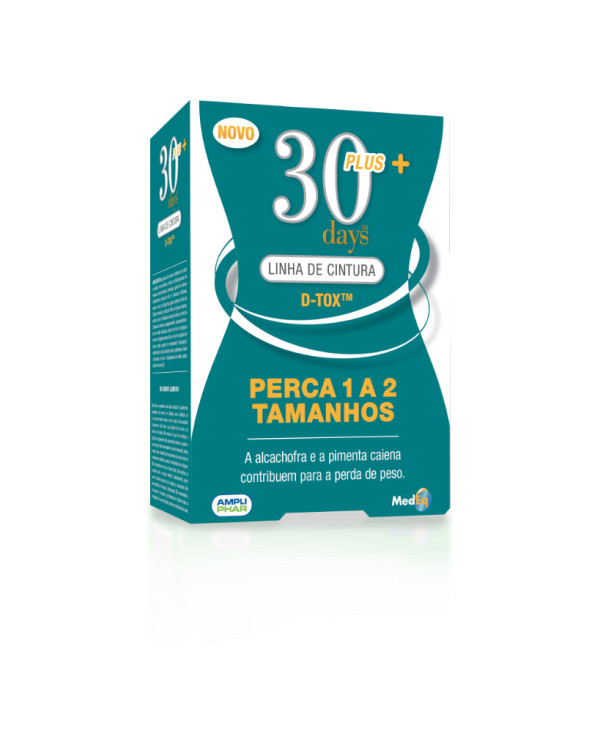 30Days Plus Linha Cintura D-Tox (x120 comprimidos)