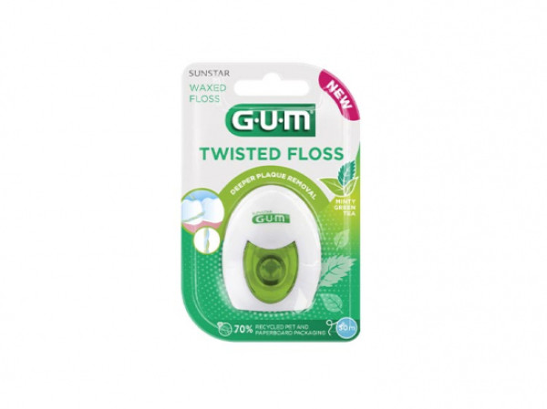 Gum Twisted Floss Fio Dental 3500 - 30M