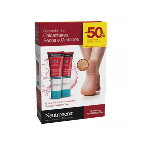 Neutrogena Pé Creme Calcanhares Gretados - 50ml (Pack Duplo)