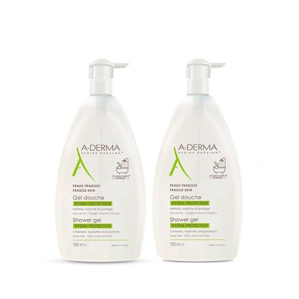 A-Derma Gel Duche Hidratante - 750ml (Pack Duplo)