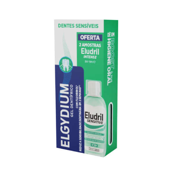 Elgydium Dentes Sensiveis - 75ml + Eludril Sensitive Colutório