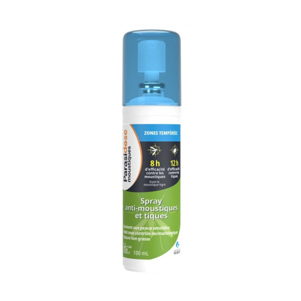 Parasidose Spray Repelente Mosquitos Carraças - 100ml