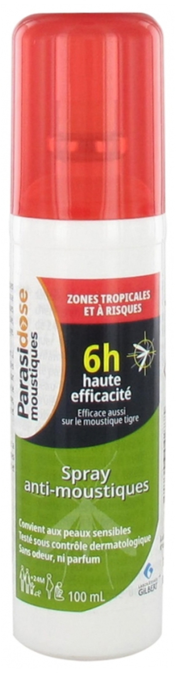 Parasidose Spray Repelente Mosquitos Tropicais - 100ml