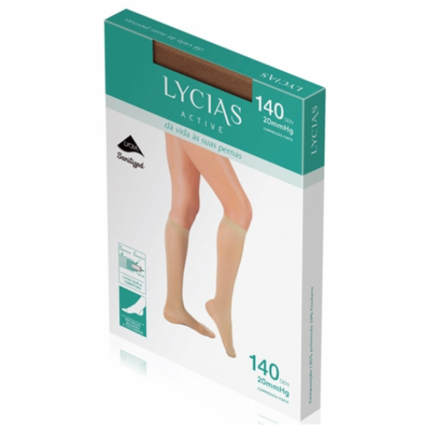 Lycias Active Meia 140_ Tamanho 2_ Nude