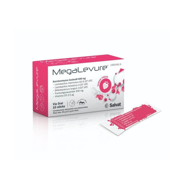 Megalevure Stick Po Morango (x10 unidades)