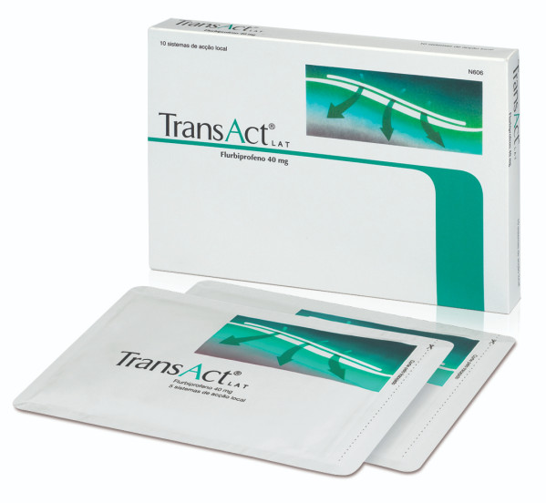 Transact Lat, 40 mg (x10 pensos impregnados)