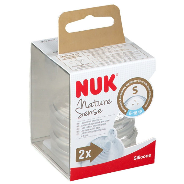 Nuk Nature Tetina Silicone_Tam. S (x2 unidades)