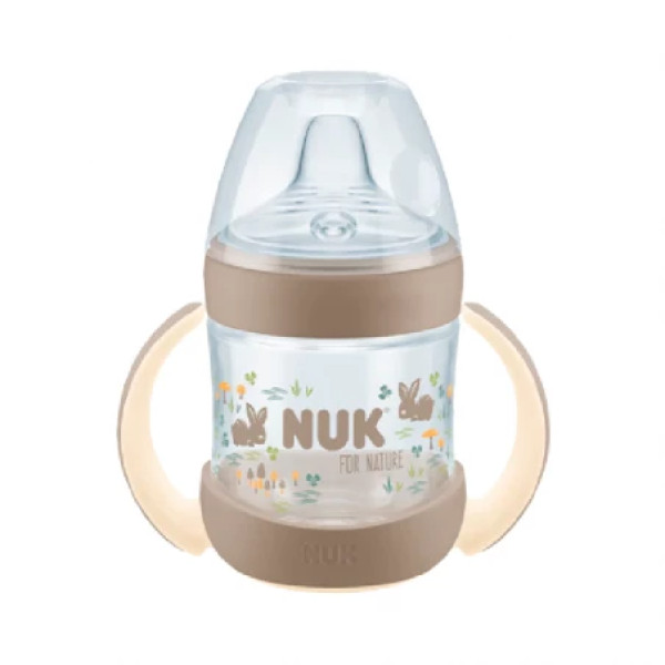 Nuk Nature Biberão Indicador Temperatura Aprendizagem_Bege - 150ml