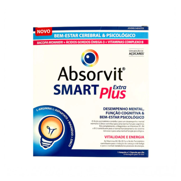 Absorvit Smart Extra Plus  (30 cápsulas + 30 ampolas)