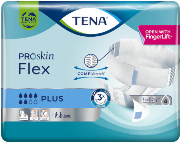 Tena Flex Plus Fralda_Tamanho L (x30 unidades)