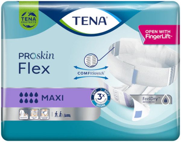 Tena Flex Maxi Fralda_Tamanho S (x22 unidades)