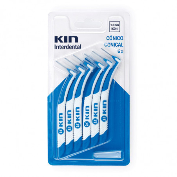 Kin Interdental Escovilhão Cónico 1,3Mm X6