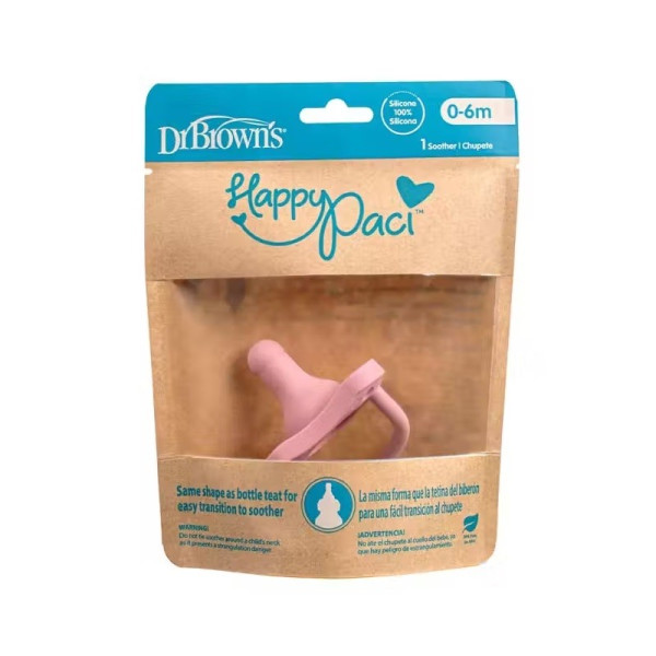Dr Browns Chupeta Silicone_0-6meses_ Rosa