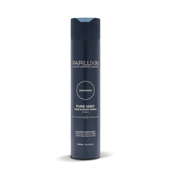 Papillon Champô Pure Mint Cabelo/Barba - 300ml