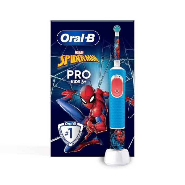 Oral B Escova Elétrica Pro Kids 3 + Spiderman Edição Especial