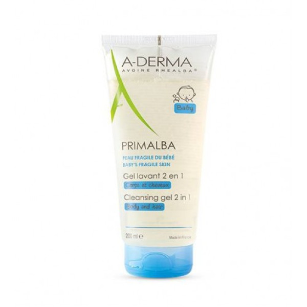 A-Derma Primalba Gel Corpo/Cabelo - 200ml