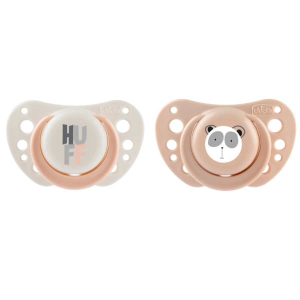 Chicco Chupeta Physio Air_ Rosa_ 2-6M  (x2 unidades)