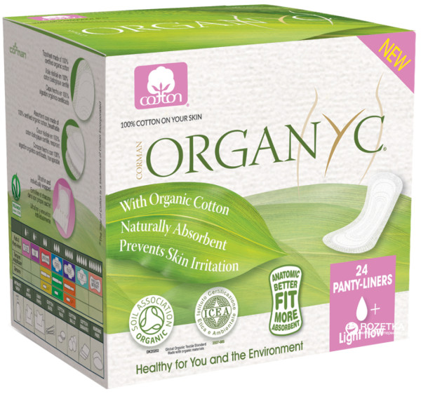 Organyc Penso Protetor Slips Ligeiro (x24 saquetas)