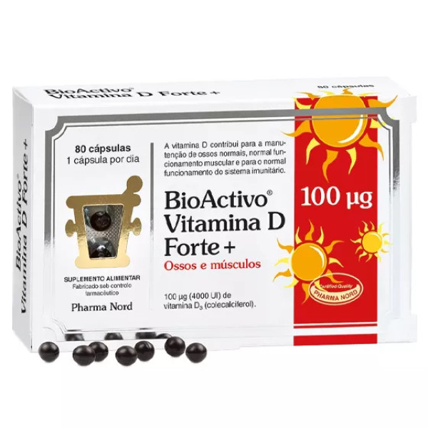 Bioactivo Vitamina D Forte+ (x80 cápsulas)