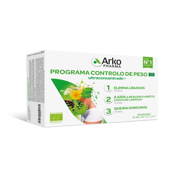 Arkofluido Programa Controlo Peso Bio (x30 ampolas)