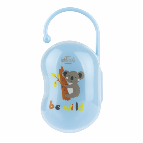 Chicco Porta Chupetas Duplo_  Azul
