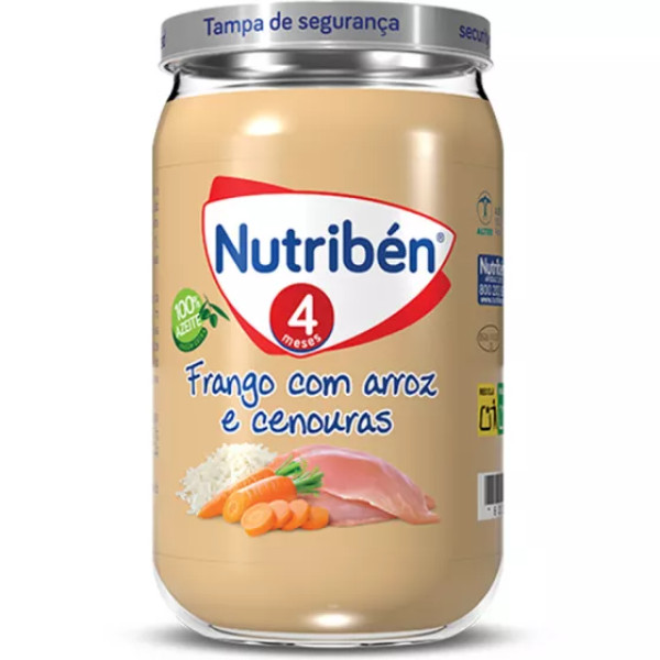 Nutriben Boiao 4 Arroz Cenoura Frango - 235G