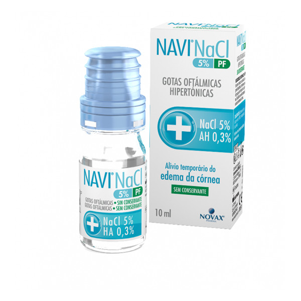 Navi NaCl 5% Solução Oftálmica Hipertónica - 10ml