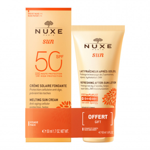 Nuxe Sun Creme Fondant SPF50 +  Oferta Pós Solar - 50ml