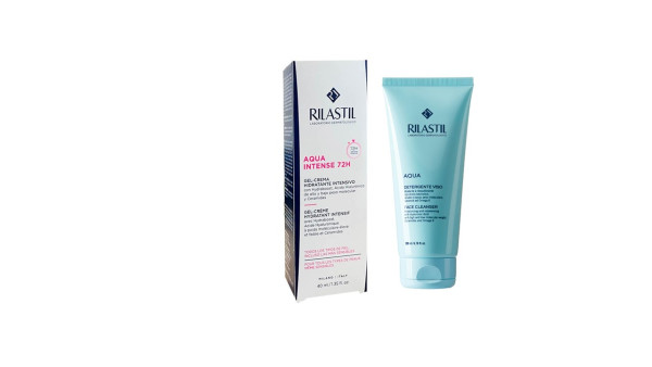 Rilastil Aqua Intense 72H - 40ml + Gel Limpeza - 100ml