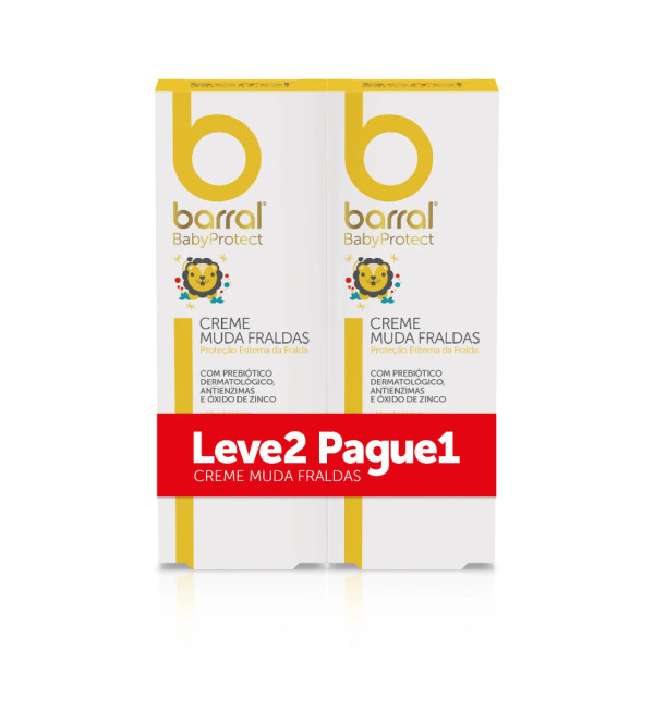 Barral Babyprotect Creme Muda Fraldas - 75g (Pack Duplo)