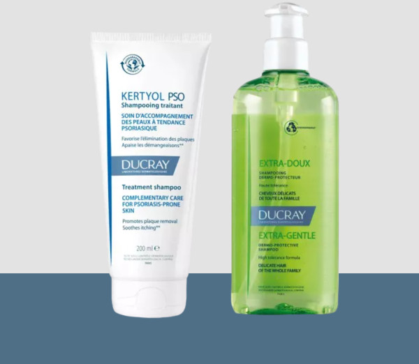 Ducray Kertyol PSO champô - 200ml + Ofera Extra Doux champô - 200ml