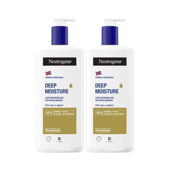 Neutrogena Hidratação Profunda Loção Oleosa -  400ml (Pack Duplo)