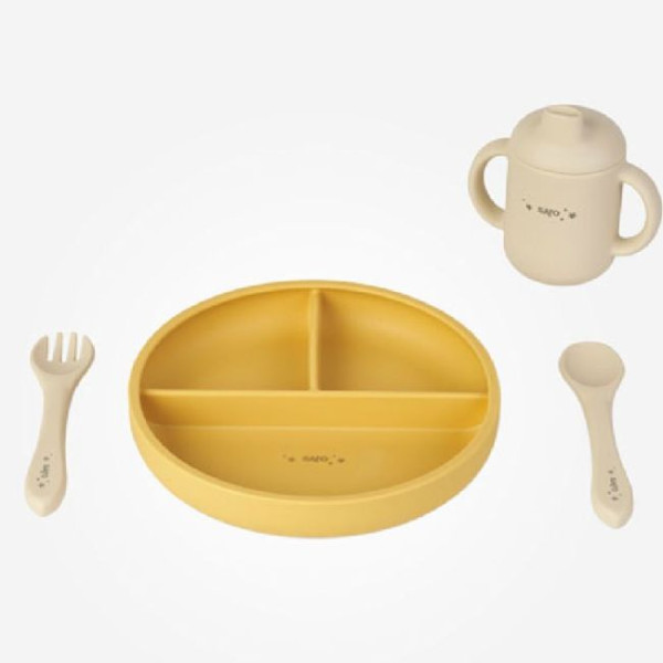 Saro Set Alimentação Silicone "Food & Fun"