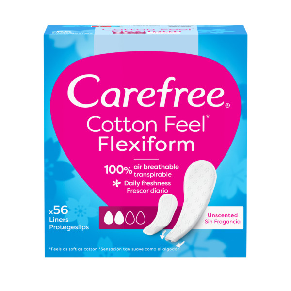 Carefree Flexi White (x56 pensos)