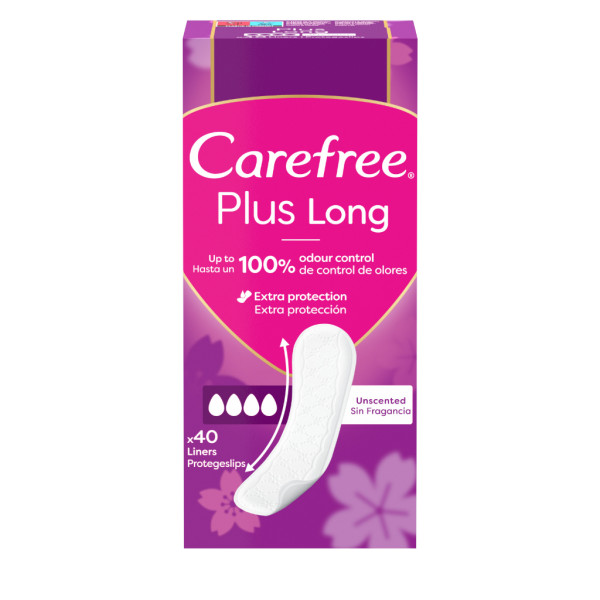 Carefree Plus Long (x40 pensos)