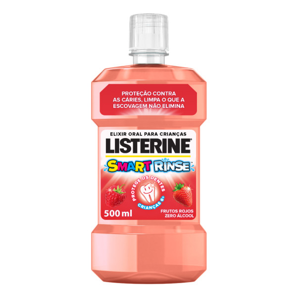 Listerine Smart Rinse Frutos Vermelhos - 500ml