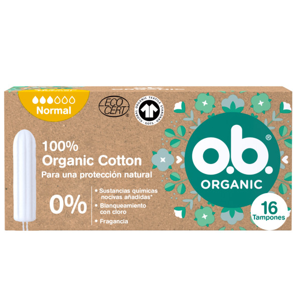 OB Organic Normal (x16 tampões)