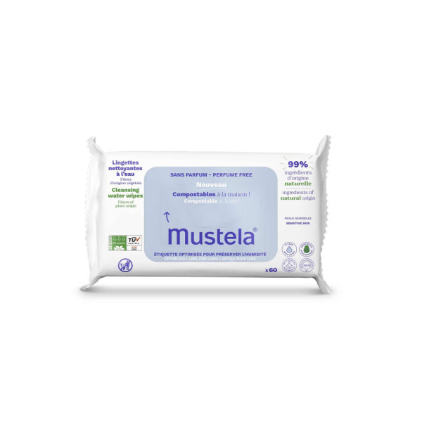 Mustela Toalhetes Limpeza S/Perfume X 60